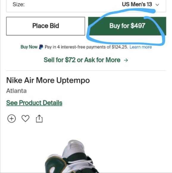 Nike air more uptempo ATLANTA main image 4